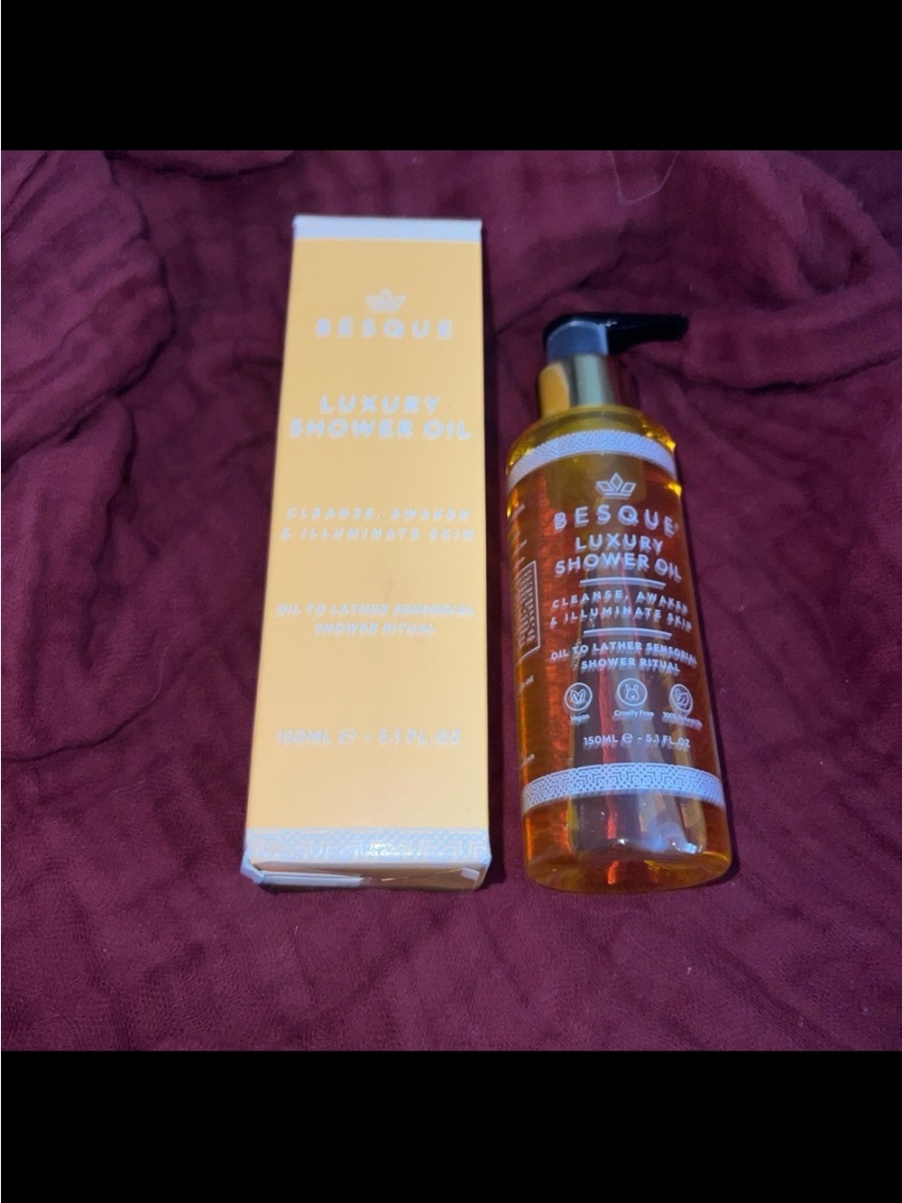 BUNDLE OF NIB *AUTHENTIC* BESQUE MAGIC LUXURY BODY OILS//SHOWER OIL & BODY OIL - Picture 3 of 7